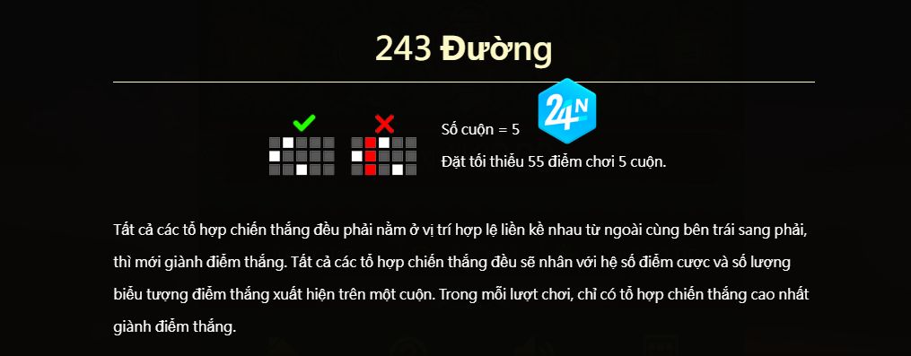 243 cách thắng trong slot game Prosperity Tiger